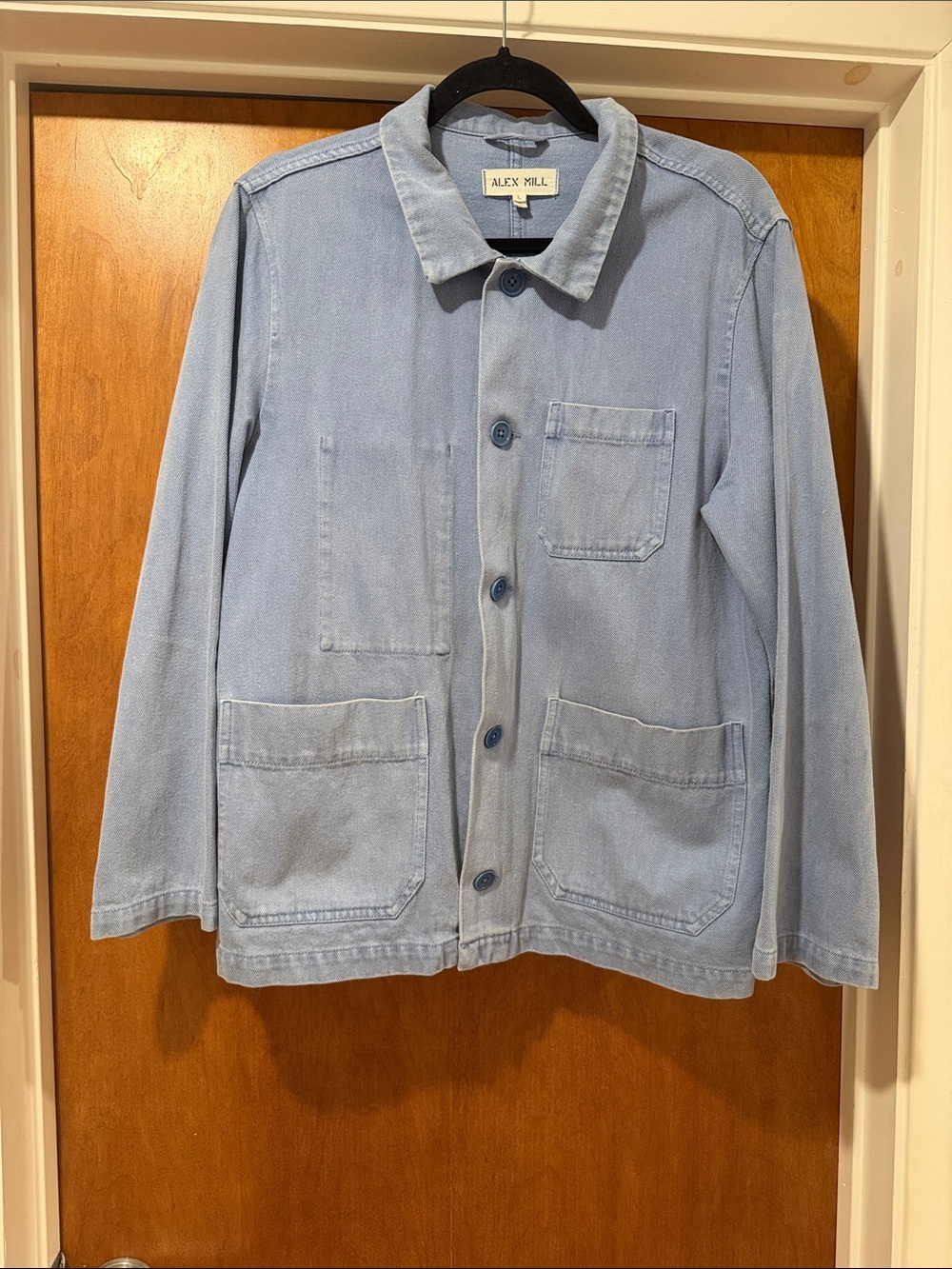 Alex Mill Light Blue Cotton Chore Jacket
